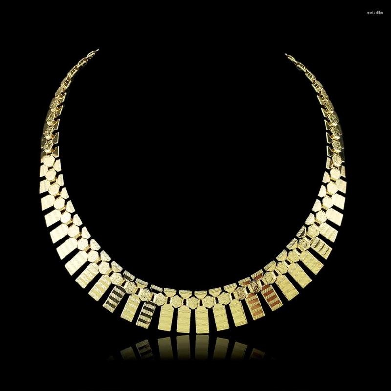 

Choker Fashion Metal Clavicle Chain Necklace Statement Geometric Thick Collar Ladies Simple Elegant Charm Jewelry