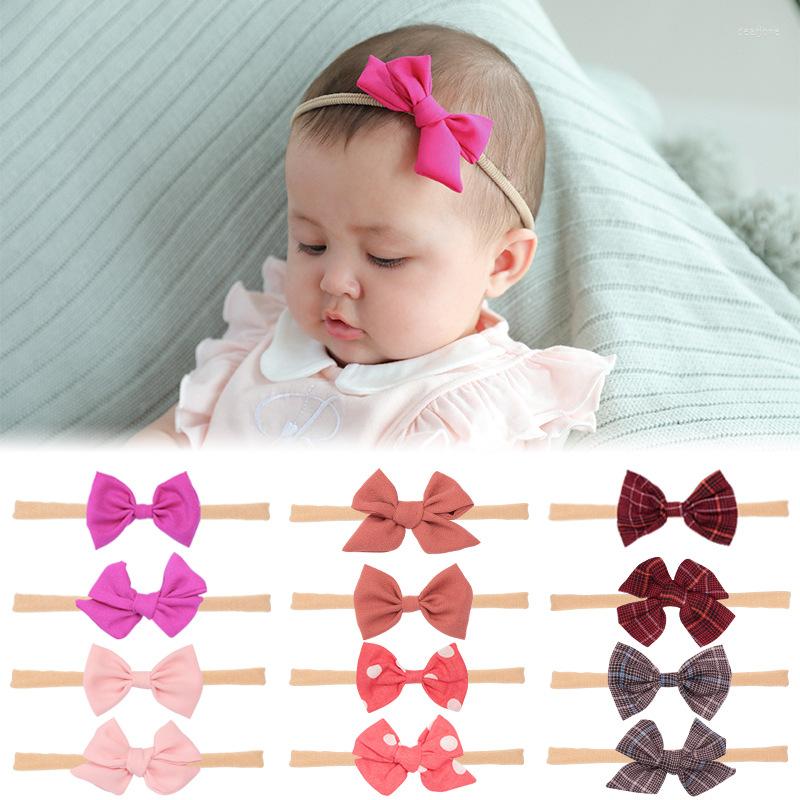 

Hair Accessories 1 PCS Baby Girl Born Headwear Bowknot Dot Grid Princess Headwrap Gift Toddlers Ribbon Headbands Infant, 35