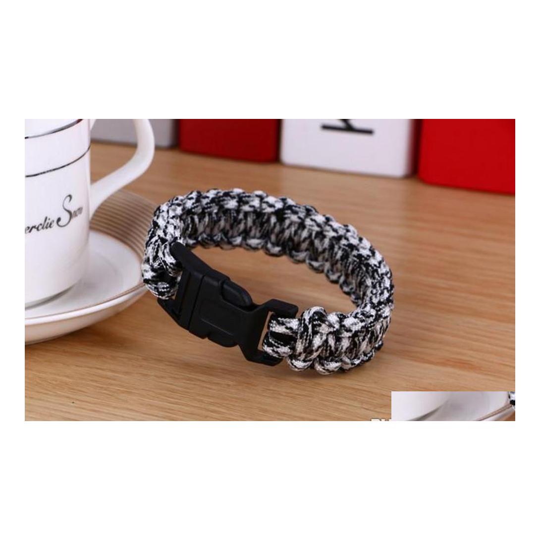 

Charm Bracelets Bracelet Pretty 19 Colors Climbing For Women Outdoor Paracord Men Hope Bangles Love Bracele Drop Delivery Jewelry Dhypz