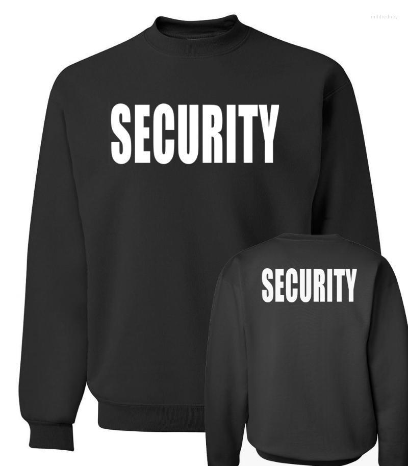 

Men' Hoodies & Sweatshirts Arrival Style 2023 Security Black Sweatshirt Autumn Winter Fashion Men Cool Streetwear Tracksuit Hip Hop Clothin