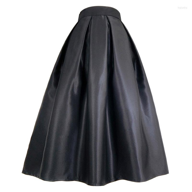 

Skirts Spring 2023 Retro Black Ball Gown Women High Waist Party Umbrella