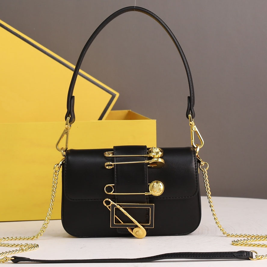 

Designer Chain Handbag Genuine Leather Shoulder Bags Women Tote Baguette Crossbody Bag Snake Pin Purse TOPDESIGNERS095, Bbox