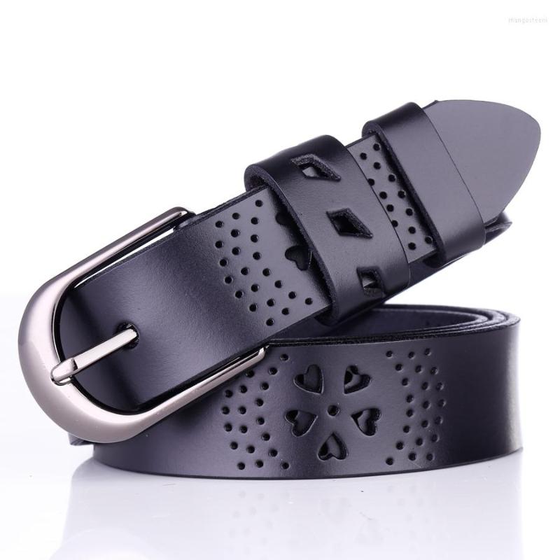 

Belts Women Leather Belt Fashion Female Waistband Style Width:2.8cm, White