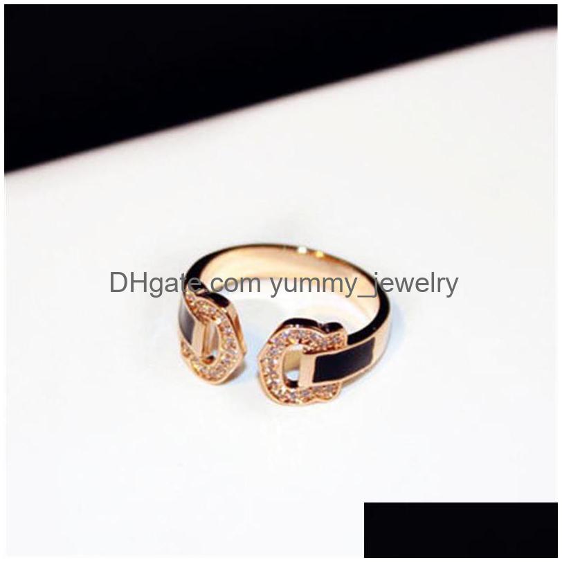 

Charm Bracelets Copper Female Fashion Letters Old Head Large Retro G Gothic Women Jewelry Subtitle Adjustable Ring Drop Delivery Dhc7D