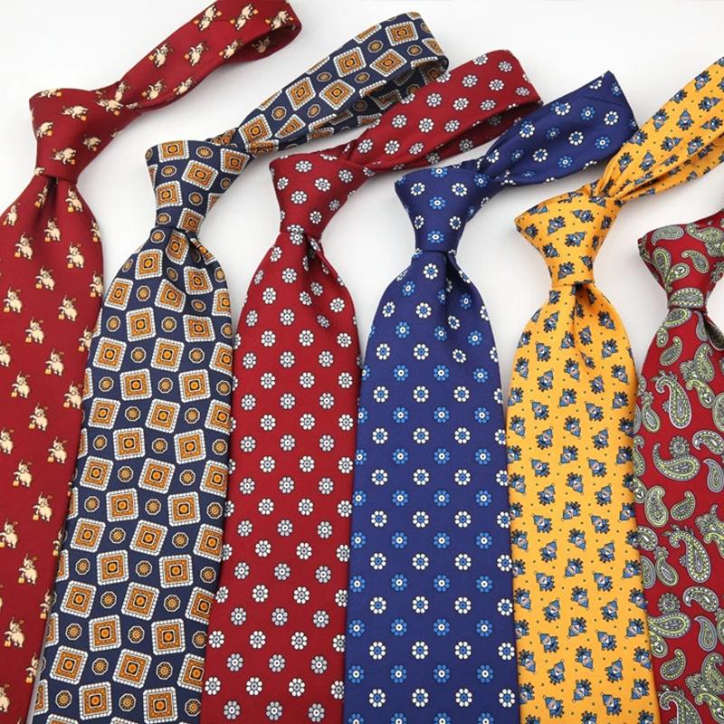

Bow Ties Sitonjwly 9cm Men Paisley Floral Printed Neck Classic Tie For Mens Wedding Dress Party Business Neckties Gravatas CravatBow