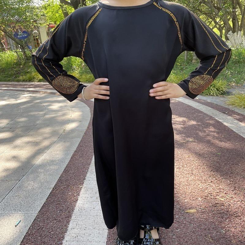 

Ethnic Clothing Muslim Fashion Girls Arab Dress Middle East Long Skirt Dubai Saudi Malaysia Women's Robe With Jilbab Abaya Kaftan