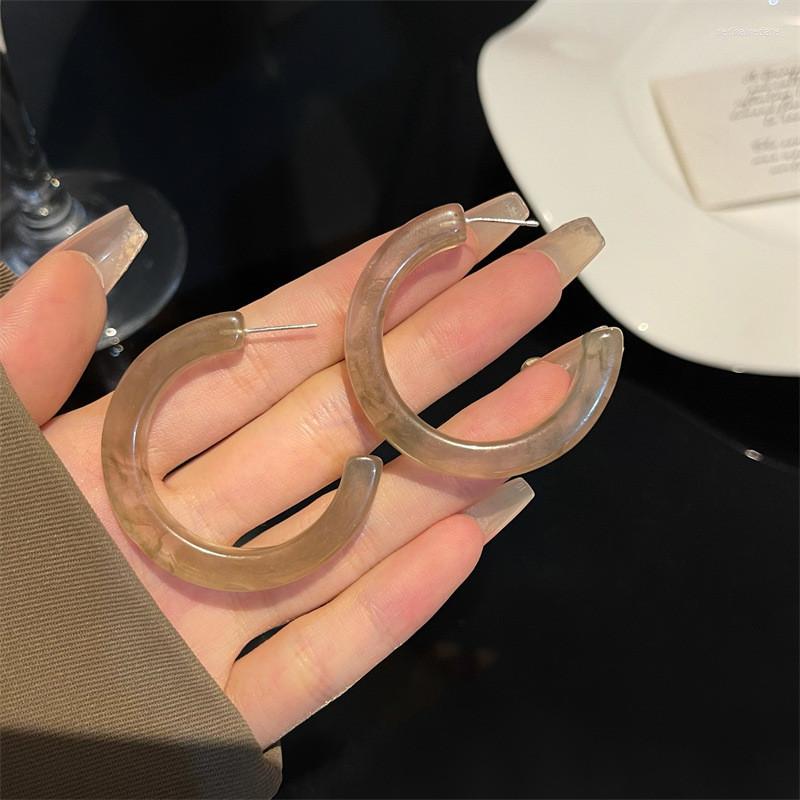 

Hoop Earrings Adolph 2023 Korean Big Circle Plate For Women Fashion Round Charm Earring Minimalist Jewelry Brincos Gifts