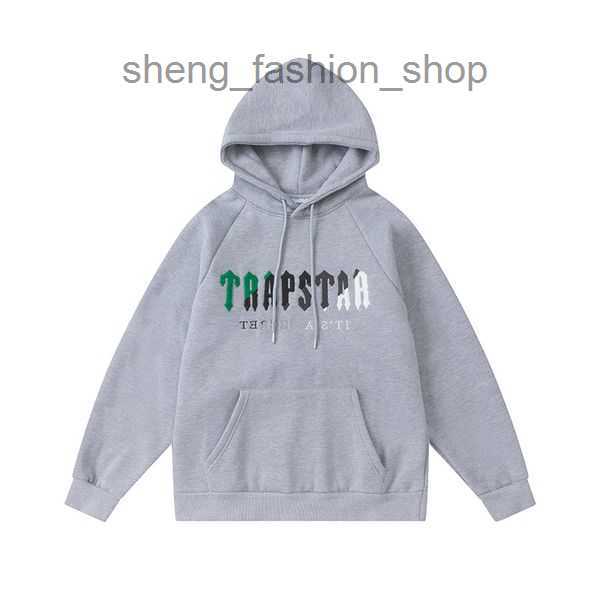 

Men' Hoodies Trapstar Street Trend Towel Embroidery High Quality Fleece Sweatshirt Men Women Tracksuits Pullover Sweatpants Suits 9 O1GR