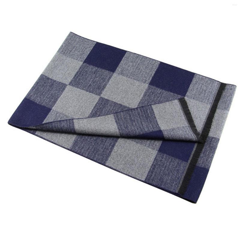 

Scarves Checkered Pattern Fuzzy Comfortable Winter Cold Protection Men's Fashion
