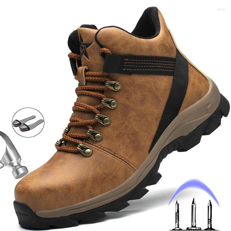 

Boots Steel Toe Safety Shoes Men Winter Puncture-Proof Work Construction Designer Sneakers Indestructible, Yhb-620