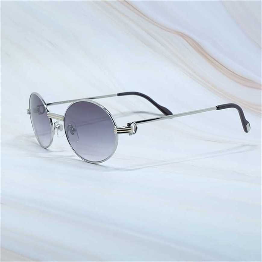 

30% OFF 2023 Retro Round Men Fashion Metal Vintage Shades For Women Party Eyewear Gift Gafas Sol
