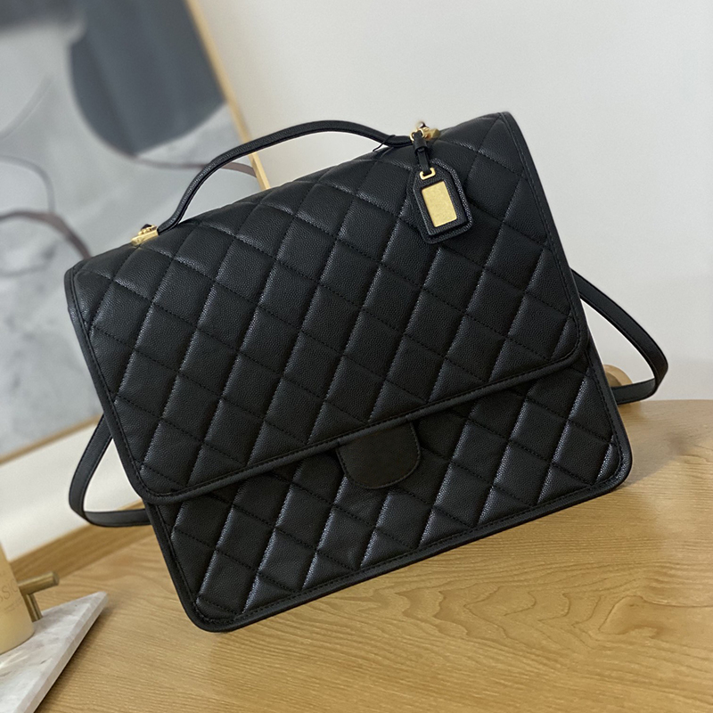 

Designer Bags Chain Flap Quilted Bag Women Calfskin Caviar Leather Shoulder Bags Crossbody Handbags Purses Tote Lady Clutch Card Holder C Family- AS3662 Have a box