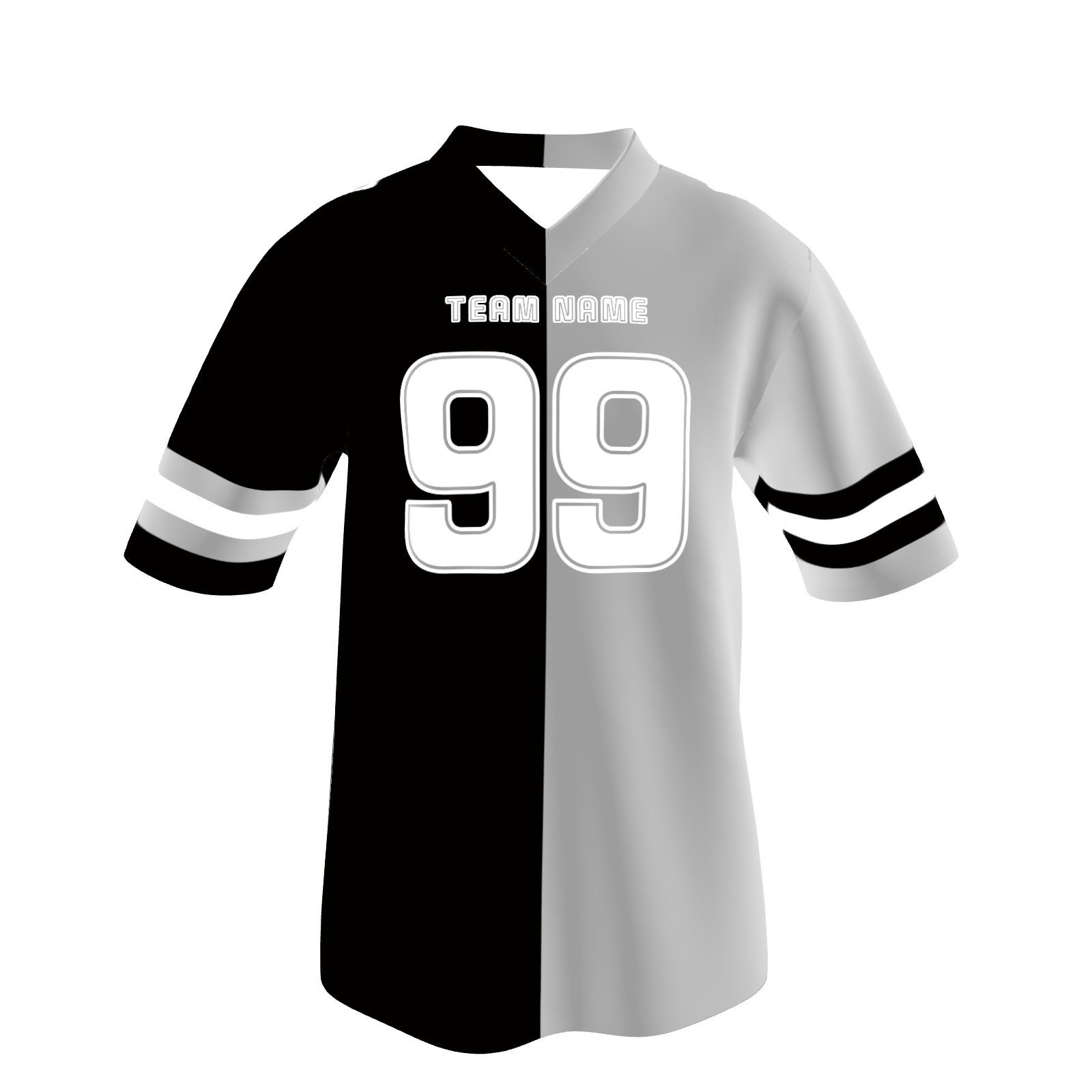 

Custom Split Fashion Football Jerseys Stitched&Personalized Football Shirts Sports Uniform For Men Women (Plus Size,S-7XL), Color 3