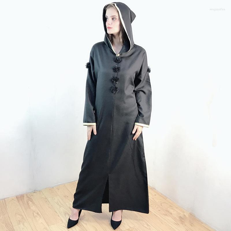 

Ethnic Clothing Muslim Dress Women Caftan Marocain Fashion Ramadan Abaya Dubai Kaftan Turkey Robe Djellaba Femme Vestido De Mujer Hijab