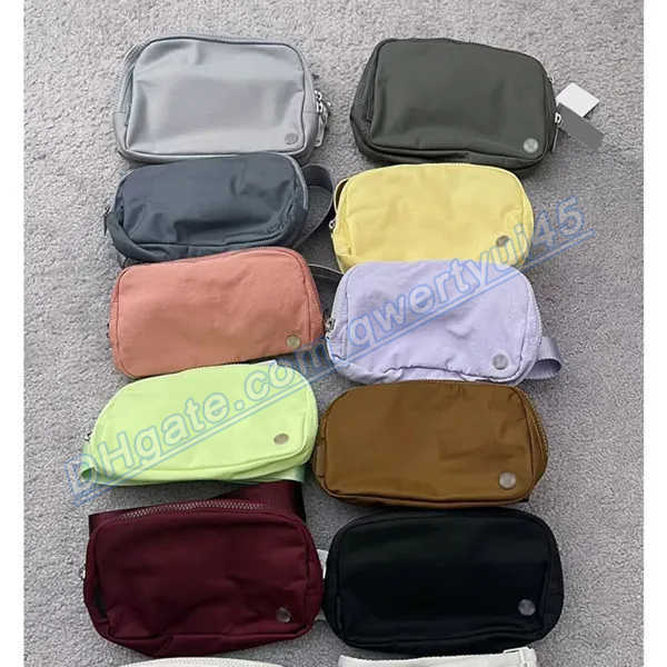 

qwertyui45 Waist Bags Yoga bumbag everywhere lu belt Bag fanny pack Luxury designer Nylon Outdoor sport bum chest Handbag Women's men Wallet Shoulder Bag 020323H, Customize
