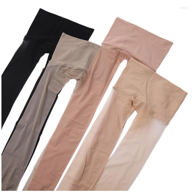 

Women Socks 0D Ultra-thin 360 Degree Core-spun Silk Seamless Anti-dropping Black Ladies Sexy Stockings