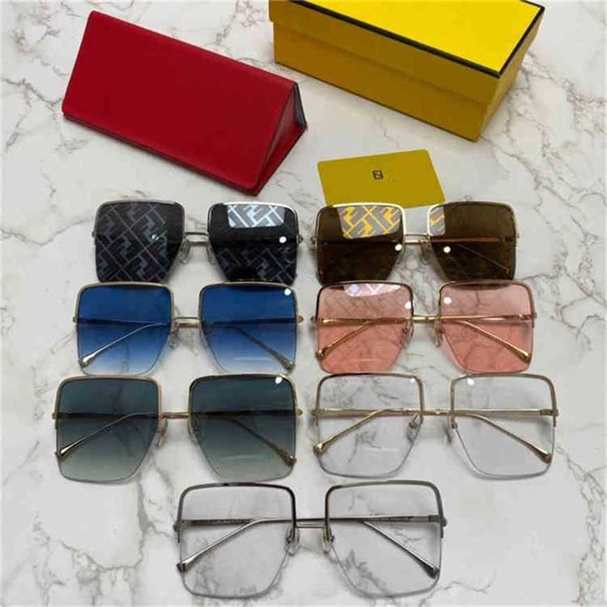 

30% OFF 2023 Luxury Fashion Version Hot family generous half star square men's and women's with the same frame