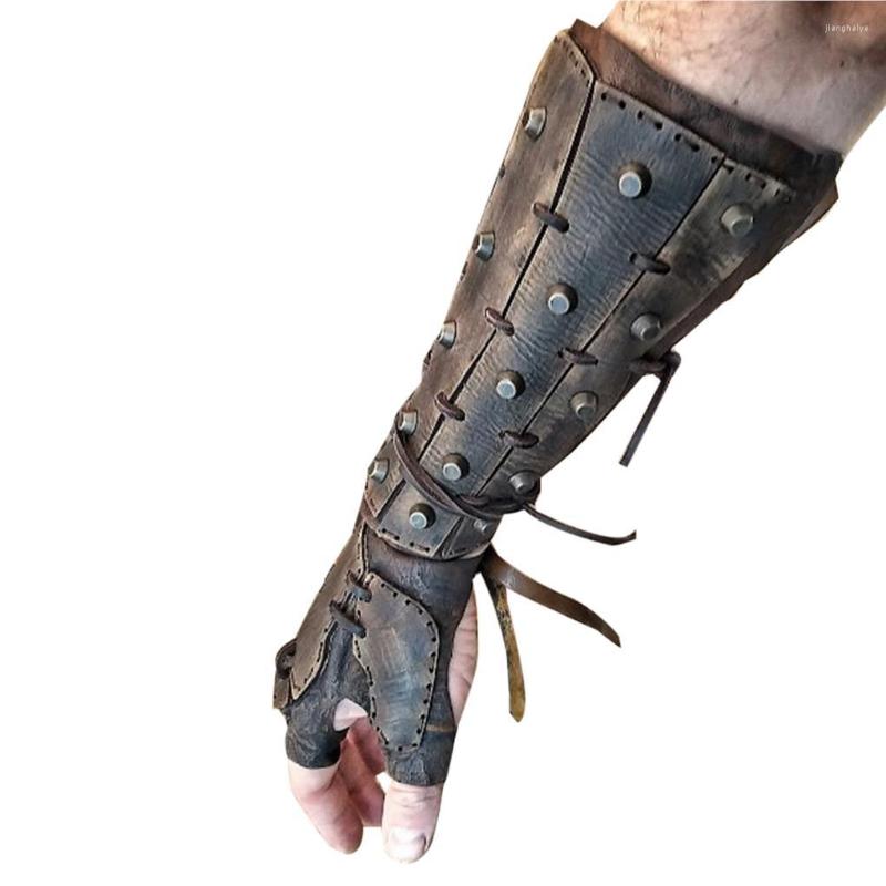 

Knee Pads 1 Pair Arm Guard Protective Gear Sporting Supplies Retro Vintage Style Workmanship Hand Guards Bracers Cosplay Costume, 30 8 8cm