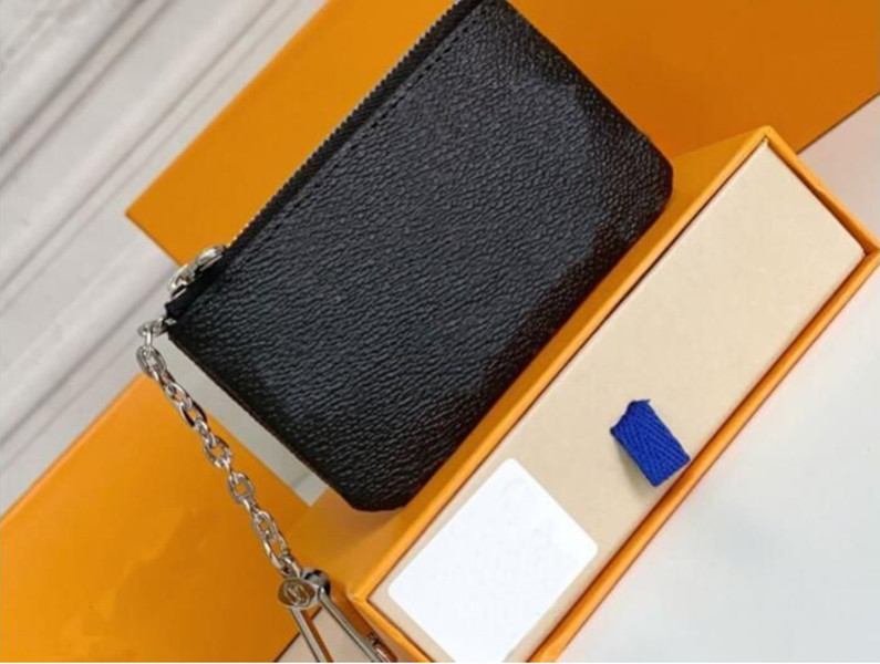 

With Dust Bags Womens Men women KEY POUCH POCHETTE CLES Designers Fashion handbag Women Mens Credit Card Holder Coin Purse Luxurys Wallet