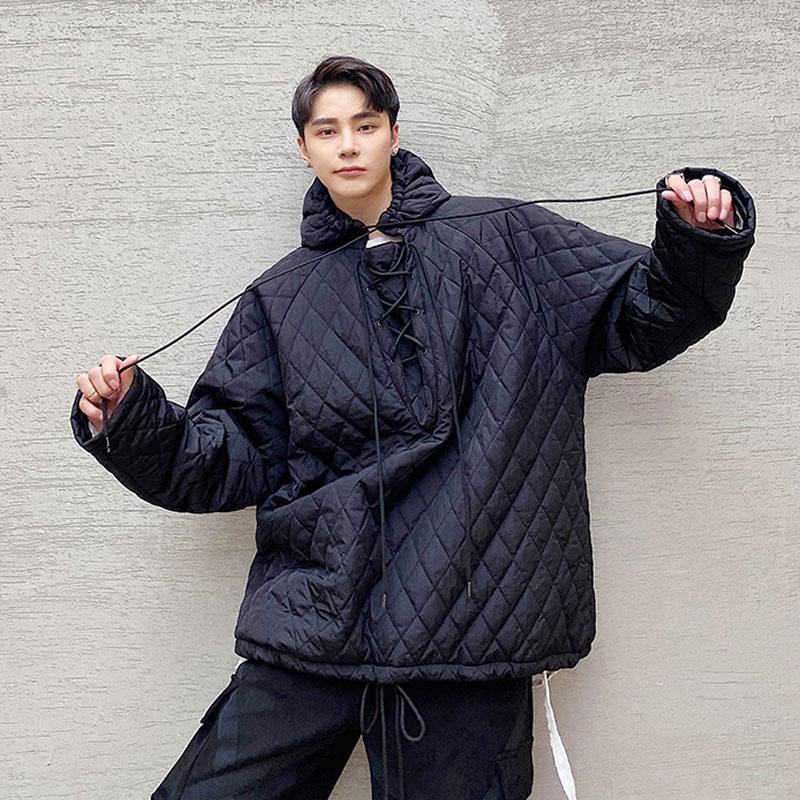 

Men's Hoodies Male Japan Streetwear Hip Hop Vintage Hoodie Coat Men Winter Thicken Cotton Padded Pullover Hooded Sweatshirt Jacket, 2343