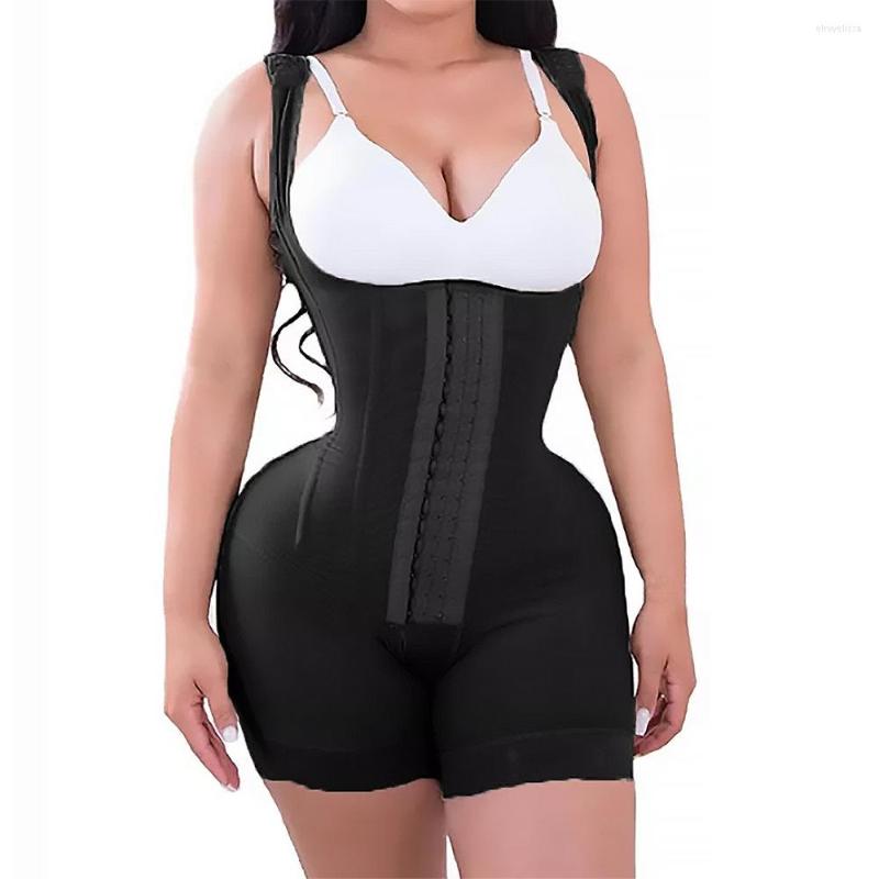 

Women' Shapers Fajas Colombianas Slimming Body Shaper Waist Trainer High Compression Shapewear Women Steel Boned Corset Tummy Control Open, Beige