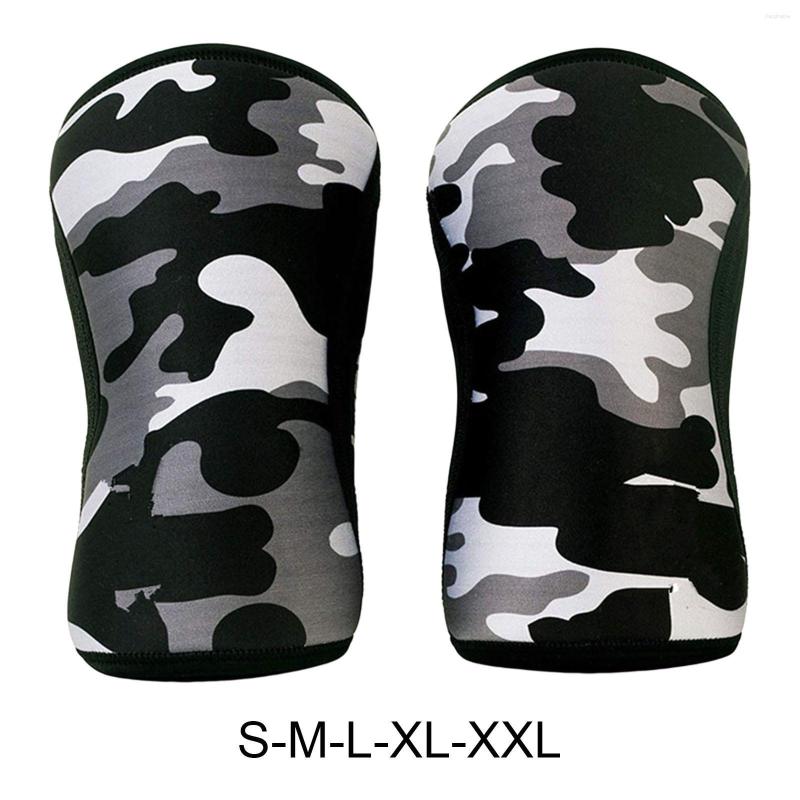 

Knee Pads Sleeves 7mm Neoprene Support Protector For Weightlifting Powerlifting Sports, Picture shown