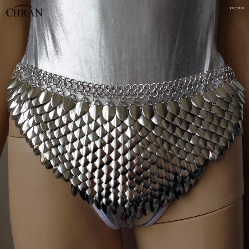

Chains Chran Summer Beach Body Jewelry For Women Accessory Gold Silver Colors Chainmail Layer Waist Belly Necklace CRS203