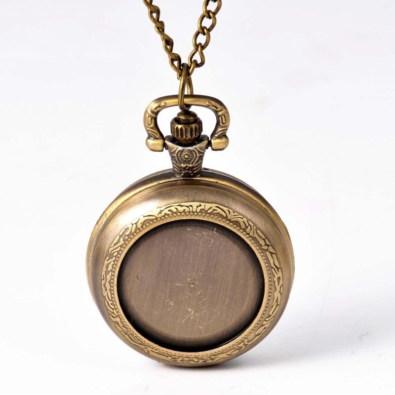 

Pocket Watches Watch In Medium Brass Groove Wholesale Antique Fashion High Quality Cartoon Alloy Creative Gifts, Picture shown