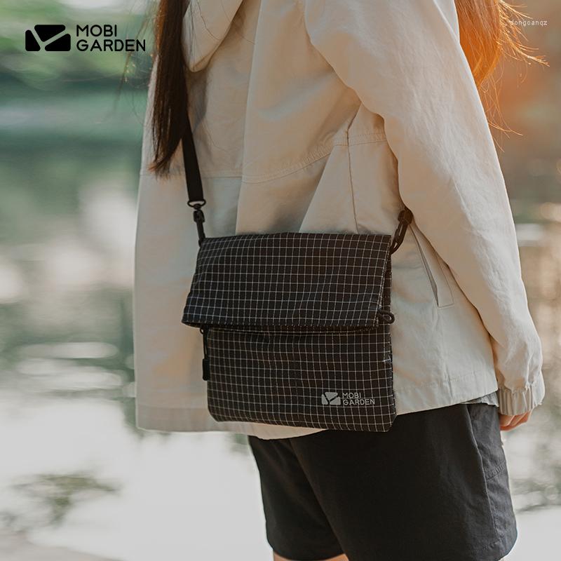 

Outdoor Bags MOBI GARDEN Men Women Fashion Satchel Bag Hiking Travel Sport Waterproof 420D Single Shoulder Adjustable Leisure, Black