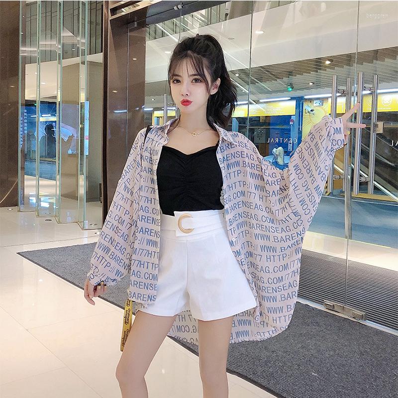 

Women's Blouses Spring 2023 Fashion Casual Long Sleeve Women Shirt All-match Loose Temperament Printed Top, Pink