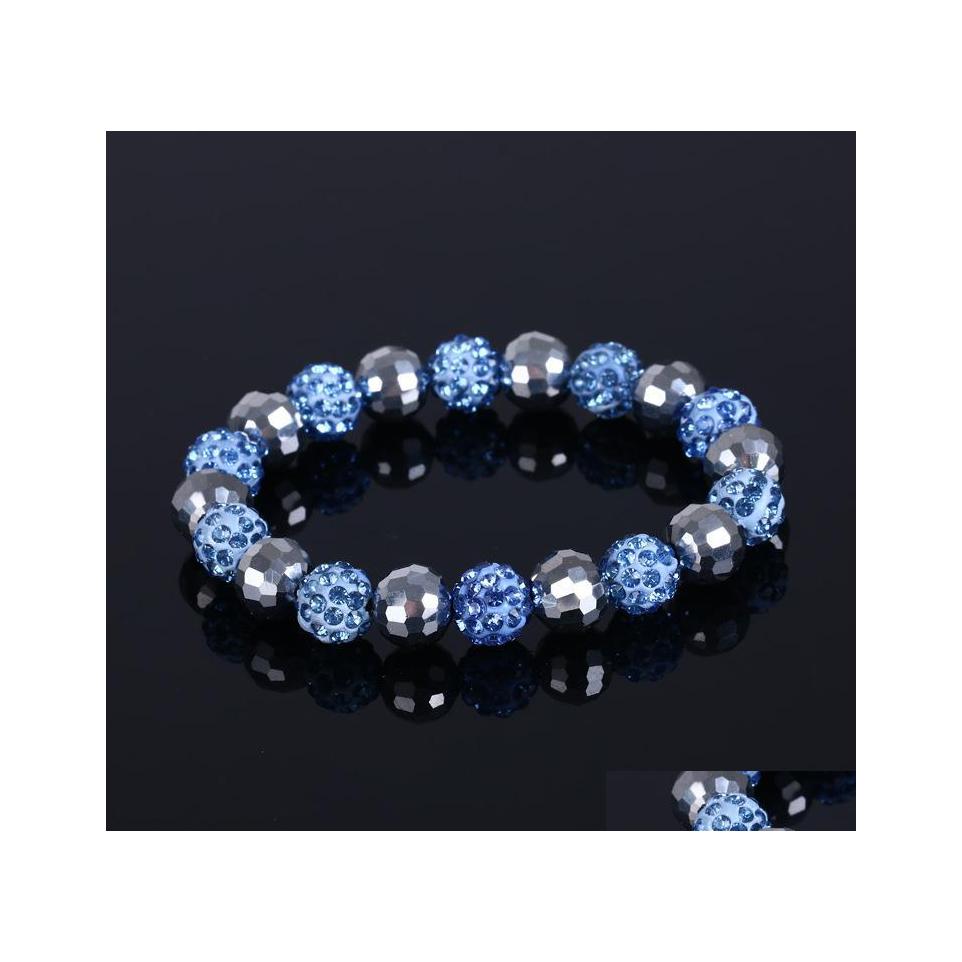 

Charm Bracelets Beaded 20 Balls/Pcs Crystal Handmade Strand Charms Vipjewel Drop Delivery Jewelry Dhft1