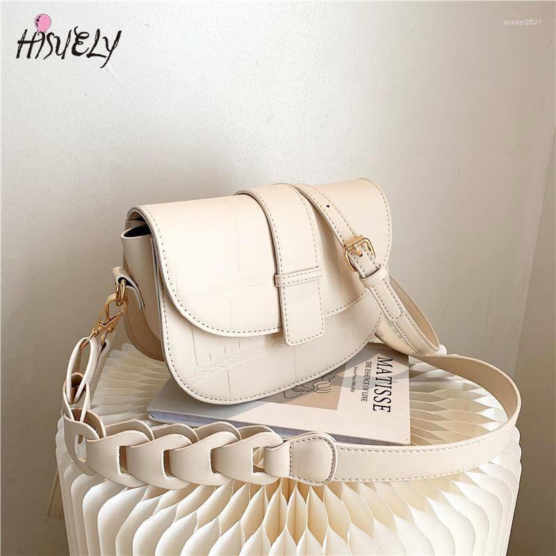 

Evening Bags 2023 Fashion Cute Design Wave Handle PU Leather Small Saddle Crossbody For Women Summer Shoulder Handbags And Purses, Black shoulder bag