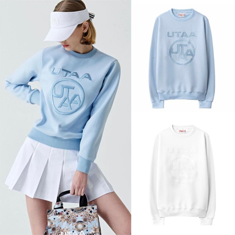 

Outdoor TShirts Big Symbol MTM Womens Autumn and Winter Pullover Long Sleeve Sports Top 230203, Blue