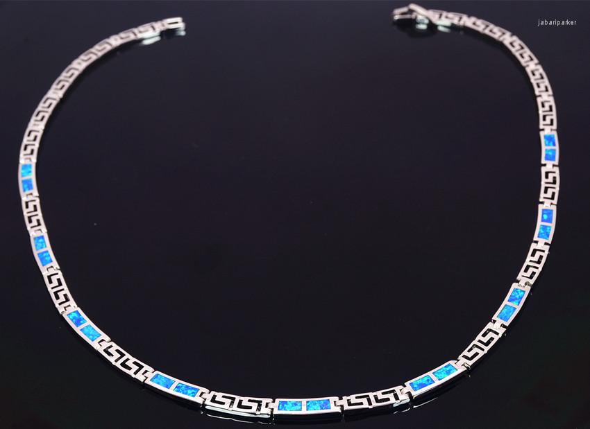 

Pendant Necklaces Wholesale & Retail Fashion Jewelry Fine Blue Fire Opal Stone For Women BRC17082707