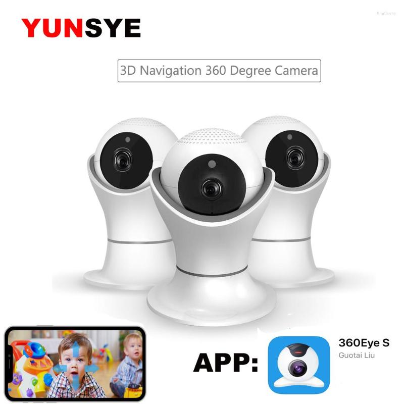 

WIFI Camera IP Wireless CCTV Monitor Two Audio Night Vision Phone Control Motion Detection 360EYE