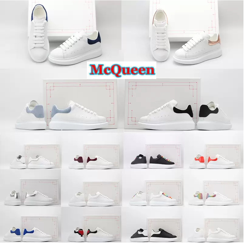 

Casual Shoes Designer Woman Lace Up Leather Men Fashion Platform Oversized Sneakers White Black womens Mc queened Luxury veet suede Espadrilles Chaussures jk5n, 10