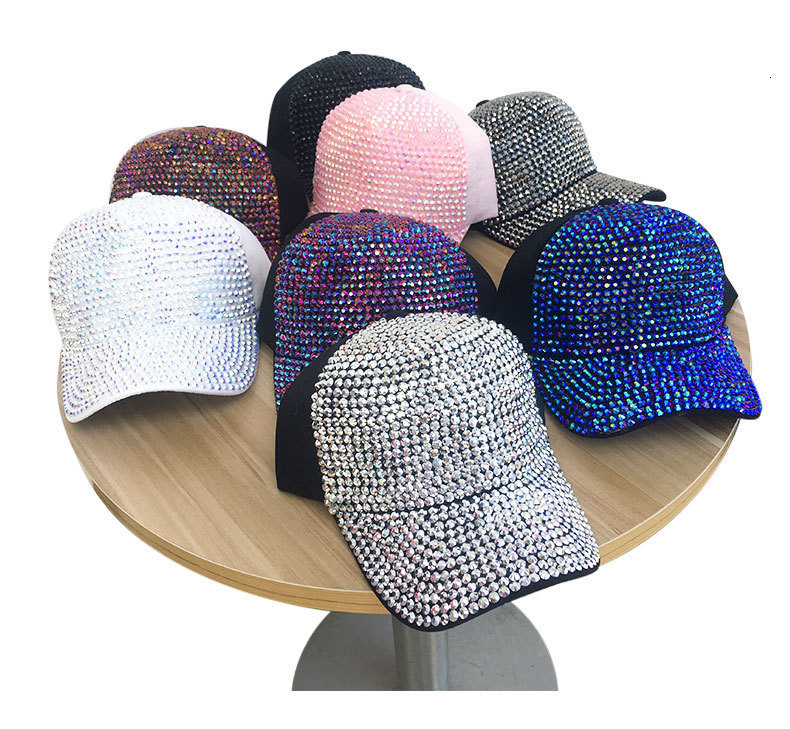 

Ball Caps Summer Womens Baseball Diamond Mesh Breathable Sunscreen Sun Visor Peaked Travel Leisure Hiphop 230203, Black mesh