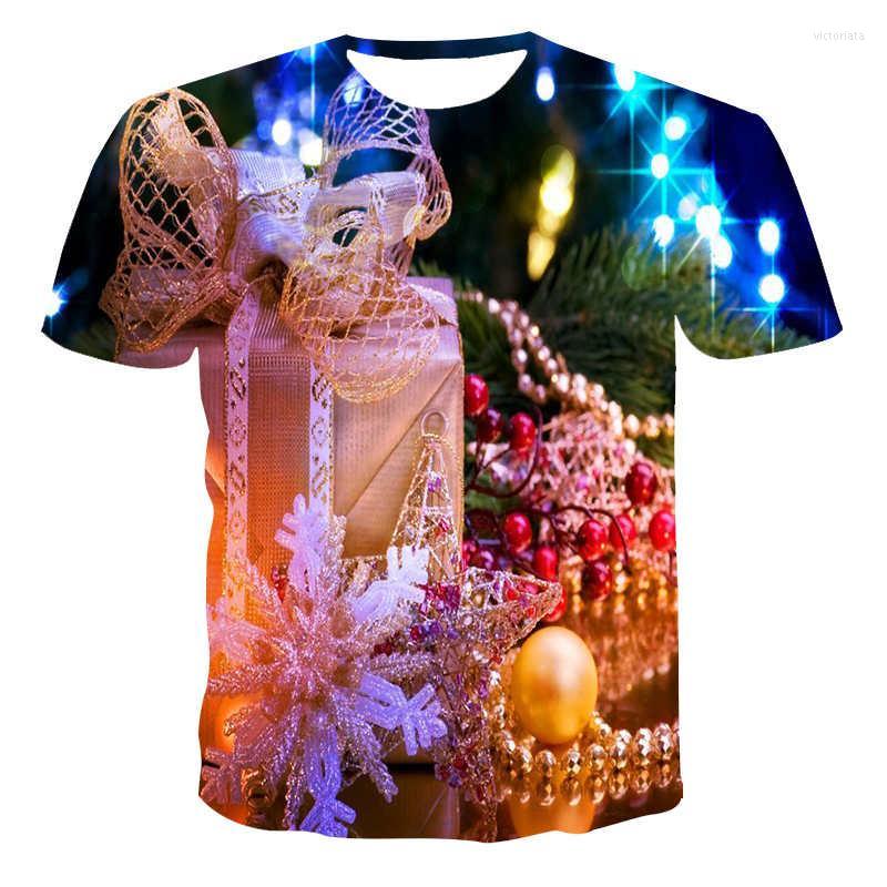 

Men's T Shirts T-shirt High-quality And Women's Christmas Short Sleeve 3D Printing Holiday, 80007