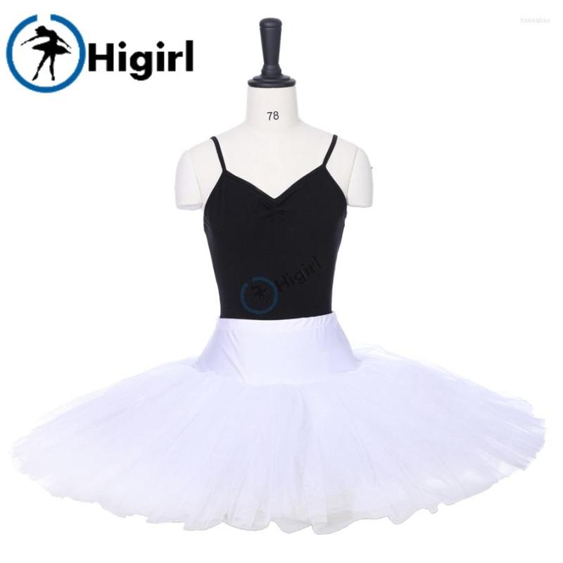 

Stage Wear Adult White Half Ballet Tutu For Girls Ballerina Tutus Professonal Pancake Platter Women BT8923, Beige