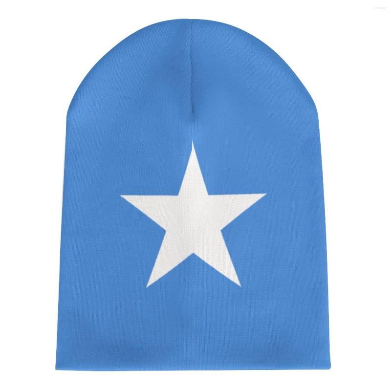 

Berets Nation Somalia Flag Country Knitted Hat For Men Women Boys Unisex Winter Autumn Beanie Cap Warm Bonnet