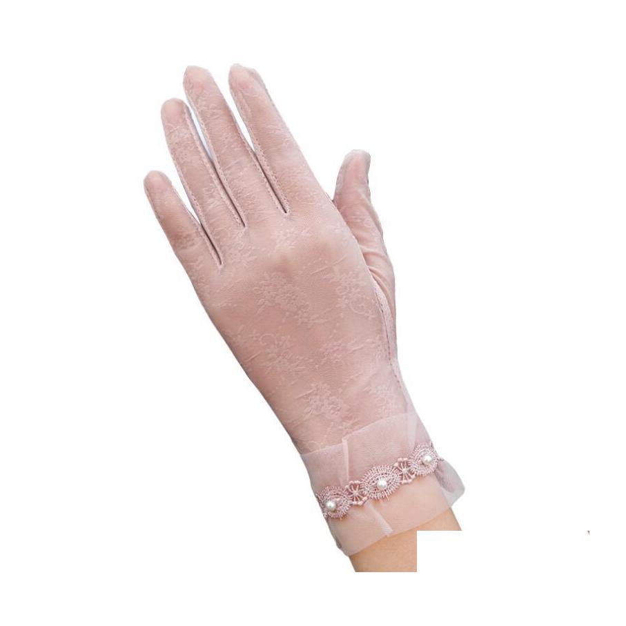 

Five Fingers Gloves Fashion Women Driving Touch Sn Lady Lace Party Sexy Dressy Glove Summer Fl Finger Sunsn Mittens Drop Delivery Ac Othqv