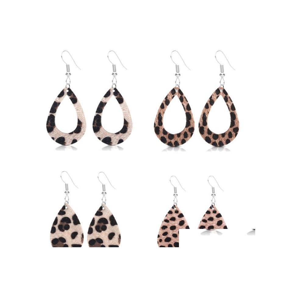 

Dangle Chandelier Fashion Jewelry Horsehair Faux Leather Leopard Earrings Waterdrop Drop Delivery Dhdf2