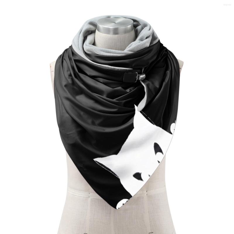 

Scarves Casual Wrap Shawls Soft Button Women Fashion Printing Warm Scarf Hair Bulk Pack Of