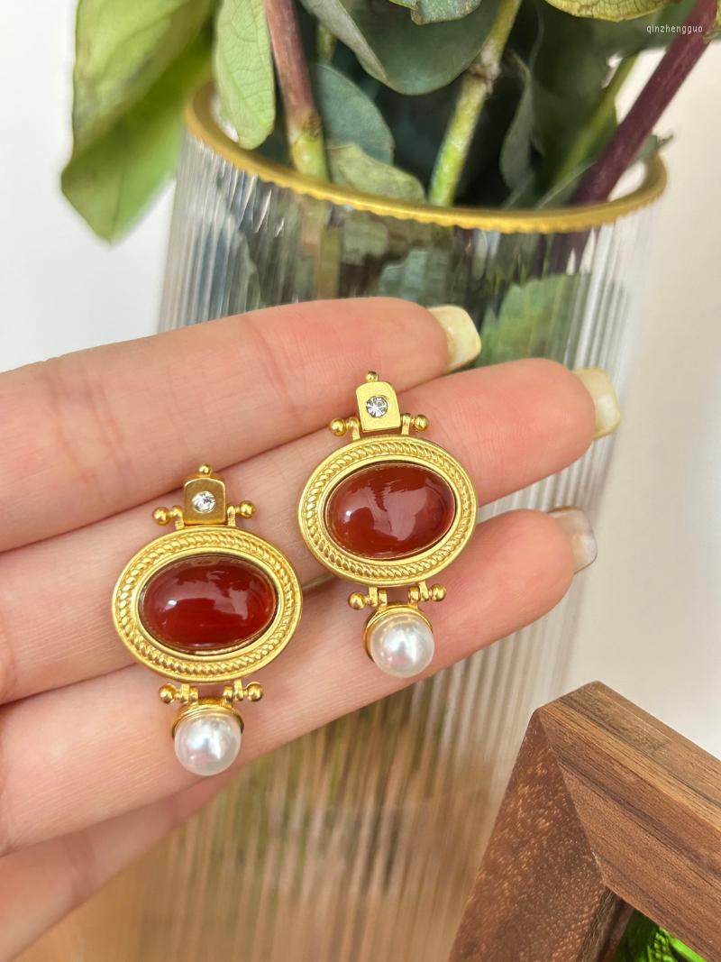 

Stud Earrings Timeless Wonder Zirconia Geo Stone For Women Designer Jewelry Ins Gothic Top Gift Kpop Prom Mix 6262