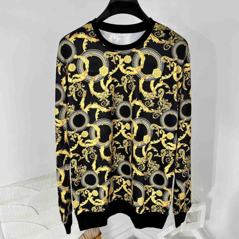 

High version sweatshirt men sweater fashion Medusa printed long-sleeved tshirt designer sweaters mens hoodie pullover coat, No.1
