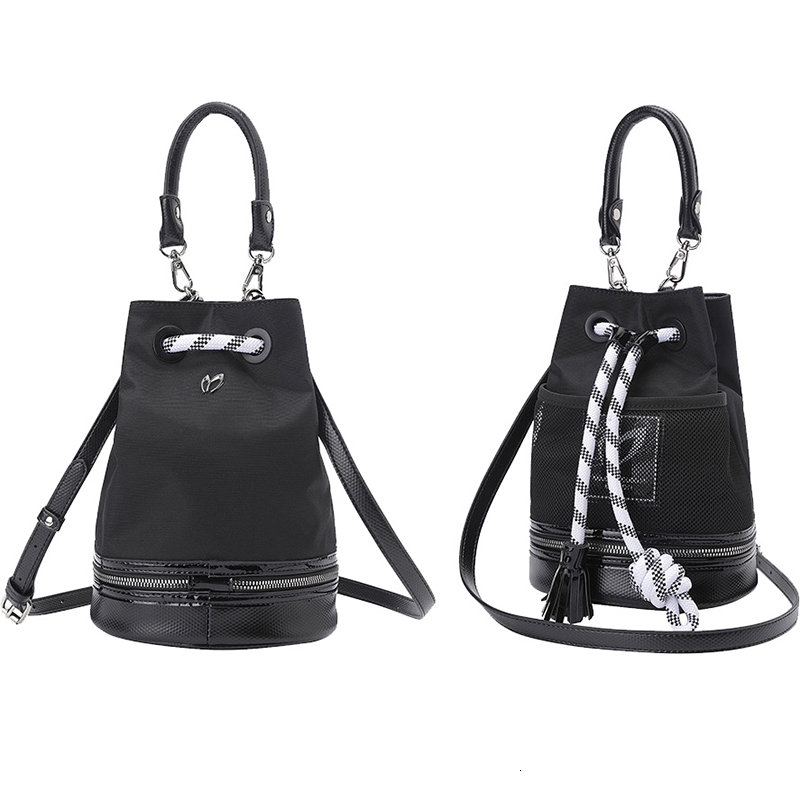 

Outdoor TShirts Golf storage bag cute small bucket backpack hand fashion girl 230203, Black