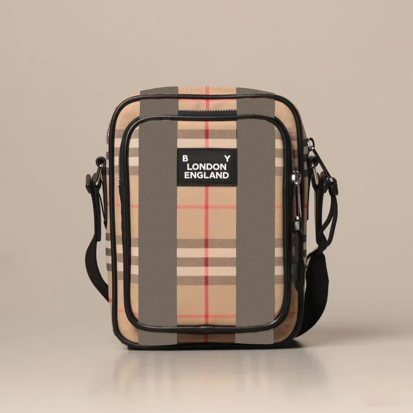 

Designer TB camera stripe Bag Luxurys nylon handbag Vintage Check and Leather crossbody bag Women's men wallet messenger 7A quality tote Shoulder clutch travel Bags