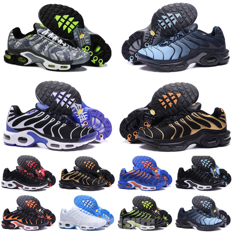 

2023 Tennis Plus TN Running Shoes TNs Men Women Triple Black Womens Mens Sports Sneakers 40-48, Color 26