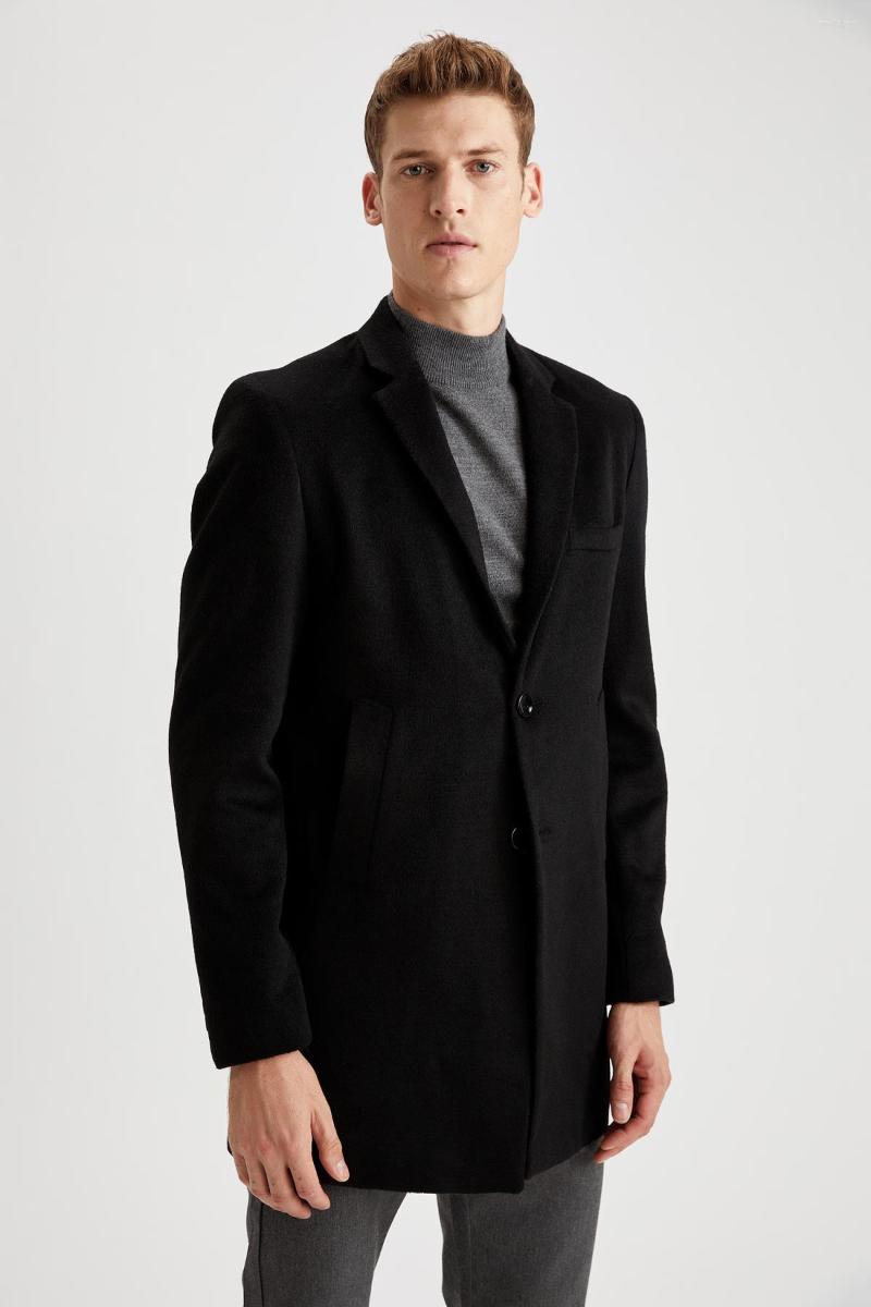 

Men's Down DeFacto Man Coat/Parka-R5040AZ20WN, Black