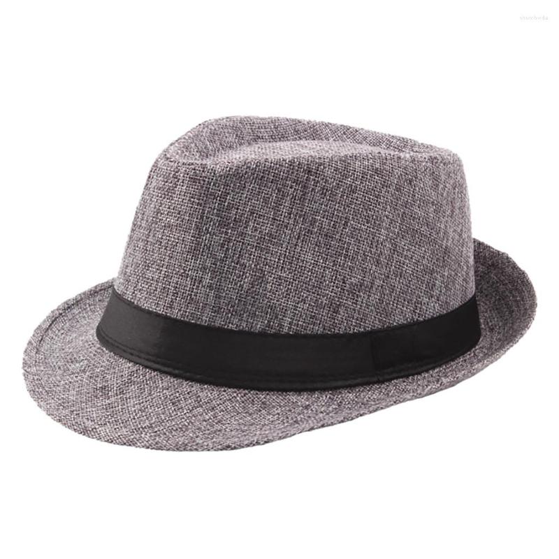 

Wide Brim Hats Sun For Women Men Jazz Hat Breathable Linen Top Outdoor Curly Straw Drop, Bk